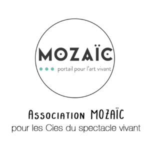 Logo de l'association mozaïc, bureau d'accompagnement professionnel de la compagnie de cirque contemporain hors surface