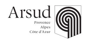 Logo de ARSUD partenaire de la compagnie Hors Surface, compagnie de cirque contemporain basé à Toulon dirigée artistiquement par Damien Droin