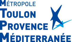Logo de métropole TPM partenaire de la compagnie Hors Surface, compagnie de cirque contemporain basé à Toulon dirigée artistiquement par Damien Droin